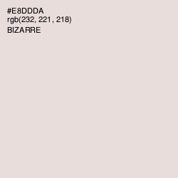 #E8DDDA - Bizarre Color Image