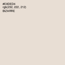 #E8DED4 - Bizarre Color Image