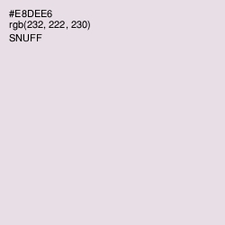 #E8DEE6 - Snuff Color Image