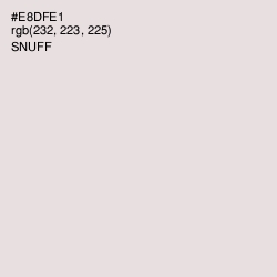 #E8DFE1 - Snuff Color Image