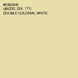 #E8E0AB - Double Colonial White Color Image