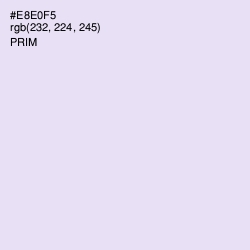 #E8E0F5 - Prim Color Image