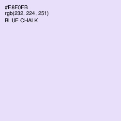 #E8E0FB - Blue Chalk Color Image