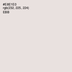 #E8E1E0 - Ebb Color Image