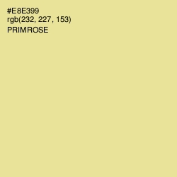 #E8E399 - Primrose Color Image