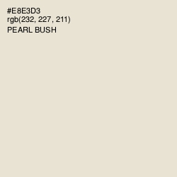 #E8E3D3 - Pearl Bush Color Image