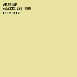 #E8E49F - Primrose Color Image