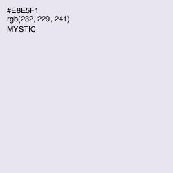 #E8E5F1 - Mystic Color Image