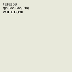 #E8E8DB - White Rock Color Image