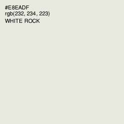 #E8EADF - White Rock Color Image