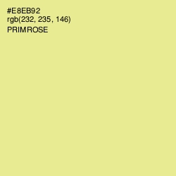 #E8EB92 - Primrose Color Image