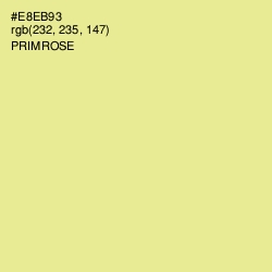 #E8EB93 - Primrose Color Image