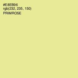 #E8EB96 - Primrose Color Image