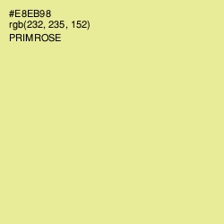 #E8EB98 - Primrose Color Image