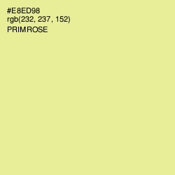 #E8ED98 - Primrose Color Image
