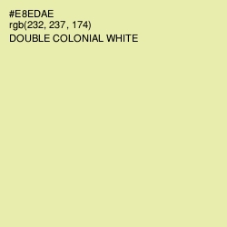 #E8EDAE - Double Colonial White Color Image