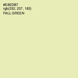 #E8EDB7 - Fall Green Color Image