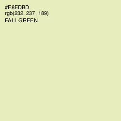 #E8EDBD - Fall Green Color Image