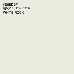 #E8EDDF - White Rock Color Image