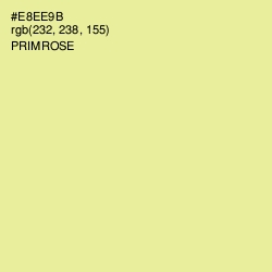 #E8EE9B - Primrose Color Image
