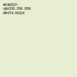 #E8EED1 - White Rock Color Image