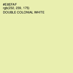 #E8EFAF - Double Colonial White Color Image