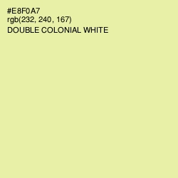 #E8F0A7 - Double Colonial White Color Image