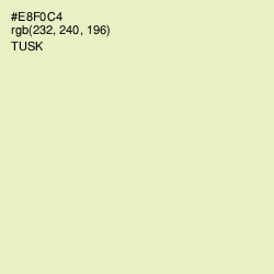 #E8F0C4 - Tusk Color Image