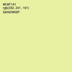 #E8F1A1 - Sandwisp Color Image
