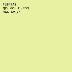 #E8F1A2 - Sandwisp Color Image