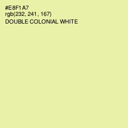 #E8F1A7 - Double Colonial White Color Image