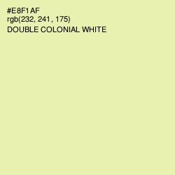 #E8F1AF - Double Colonial White Color Image