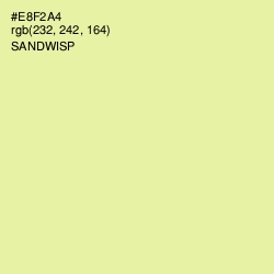 #E8F2A4 - Sandwisp Color Image