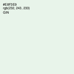 #E8F3E9 - Gin Color Image