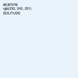 #E8F3FB - Solitude Color Image