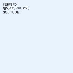 #E8F3FD - Solitude Color Image