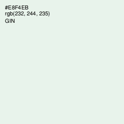 #E8F4EB - Gin Color Image