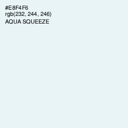 #E8F4F6 - Aqua Squeeze Color Image