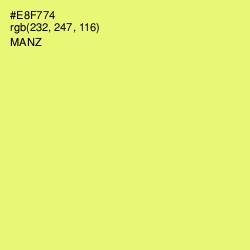 #E8F774 - Manz Color Image