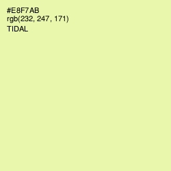 #E8F7AB - Tidal Color Image
