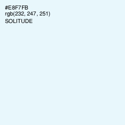 #E8F7FB - Solitude Color Image