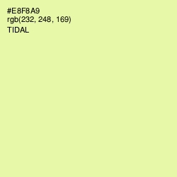 #E8F8A9 - Tidal Color Image