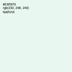 #E8F8F0 - Narvik Color Image