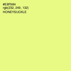 #E8F984 - Honeysuckle Color Image