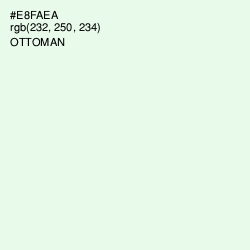 #E8FAEA - Ottoman Color Image