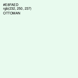 #E8FAED - Ottoman Color Image