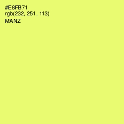 #E8FB71 - Manz Color Image