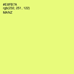 #E8FB7A - Manz Color Image