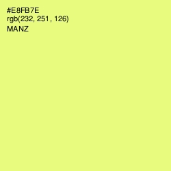 #E8FB7E - Manz Color Image