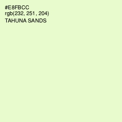 #E8FBCC - Tahuna Sands Color Image